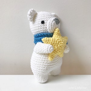 AMIGURUMI PATTERN/ tutorial English Amigurumi Polar Bear Astro the Polar Bear pdf US terminology image 7