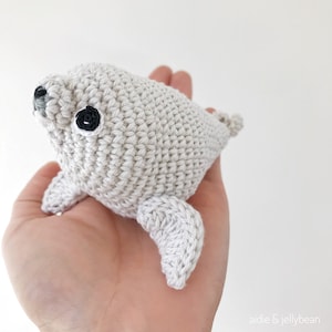 BABY SEAL crochet, amigurumi seal, seal baby gift, seal newborn gift, seal gift for kids, sealife gift, marine nursery decor image 1