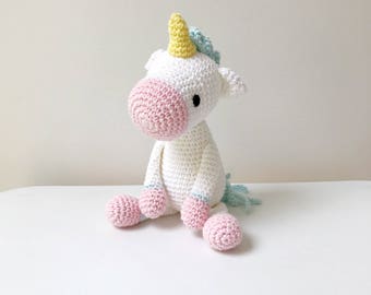 UNICORN crochet, amigurumi unicorn, unicorn baby gift, unicorn newborn gift, unicorn gift for kids, unicorn toy, unicorn gift