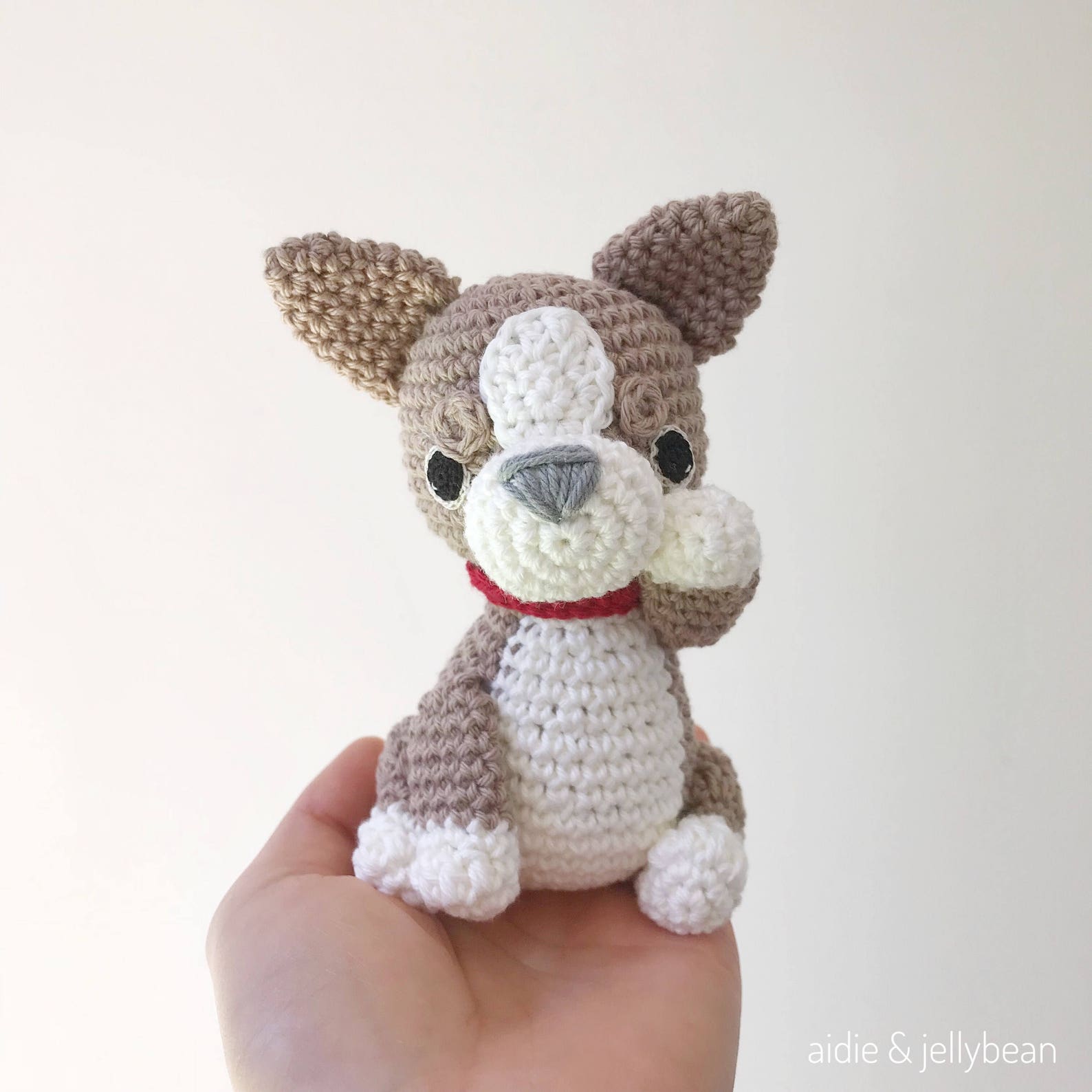 Customisable CORGI crochet amigurumi with collar Crochet | Etsy