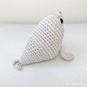 BABY SEAL crochet, amigurumi seal, seal baby gift, seal newborn gift, seal gift for kids, sealife gift, marine nursery decor image 5