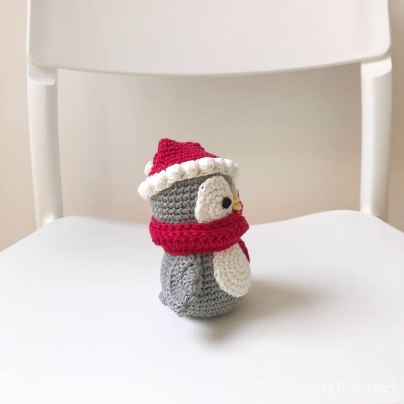 CHRISTMAS PENGUIN Crochet Amigurumi Penguin Plushie Crochet - Etsy