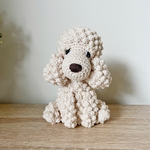 Customisable COCKAPOO PUPPY crochet, amigurumi Cockapoo, cockapoo birthday gift, cockapoo gift, crochet dog, amigurumi dog,