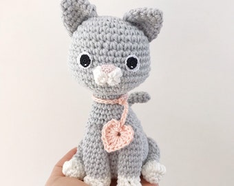 Customisable CAT amigurumi, Crochet cat, amigurumi cat, cat gift, cat lover gift, cat baby gift, cat baby toy