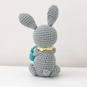 BUNNY trio set, amigurumi bunny set, crochet bunny set, Easter gift, gift for kids, crochet toy, easter decoration, easter basket gif image 5