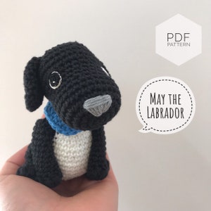 AMIGURUMI PATTERN/ tutorial (English) Amigurumi Labrador Dog - &quot;May the Labrador Puppy&quot; pdf - US terminology