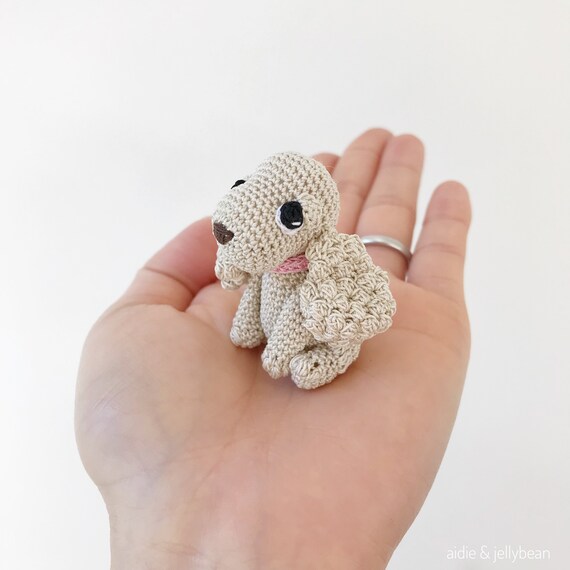 tiny spaniel welpe gehakelt amigurumi spaniel spaniel etsy