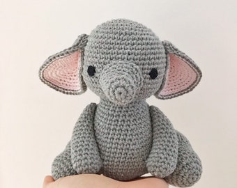 ELEPHANT crochet, amigurumi elephant, elephant baby gift, elephant newborn gift, elephant gift for kids, elephant toy, elephant gift