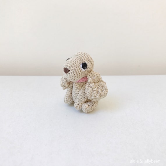 tiny spaniel welpe gehakelt amigurumi spaniel spaniel etsy