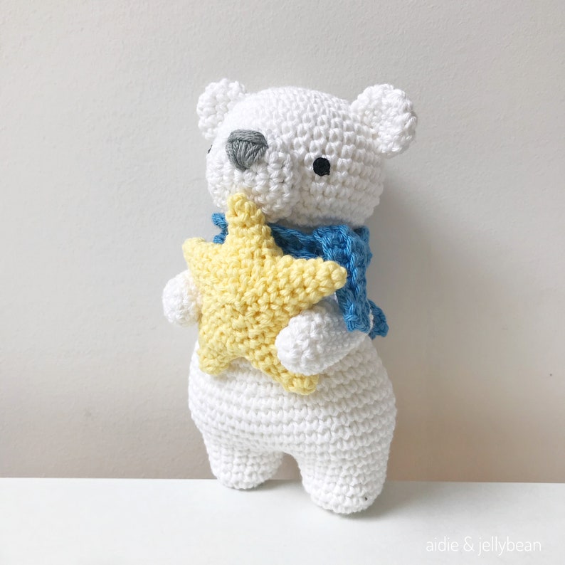 AMIGURUMI PATTERN/ tutorial English Amigurumi Polar Bear Astro the Polar Bear pdf US terminology image 6