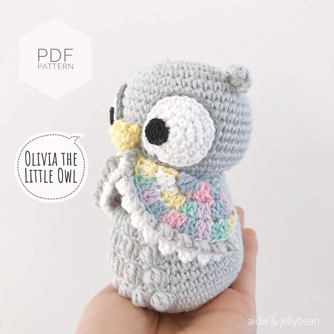 PATRÓN AMIGURUMI/ tutorial (inglés) Amigurumi Búho 