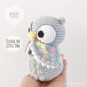 AMIGURUMI PATTERN/ tutorial (English) Amigurumi Owl - "Olivia the Little Owl" pdf - US terminology