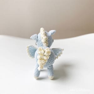 TINY UNICORN crochet amigurumi, crochet unicorn, amigurumi unicorn, unicorn gift, unicorn keepsake, unicorn decoration image 5