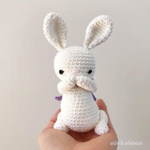 BUNNY trio set, amigurumi bunny set, crochet bunny set, Easter gift, gift for kids, crochet toy, easter decoration, easter basket gif image 10