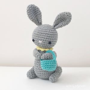 BUNNY trio set, amigurumi bunny set, crochet bunny set, Easter gift, gift for kids, crochet toy, easter decoration, easter basket gif image 2