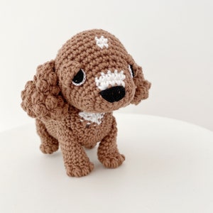 Customizable CAVOODLE crochet amigurumi, crochet dog, amigurumi dog, cavoodle gift, cavoodle