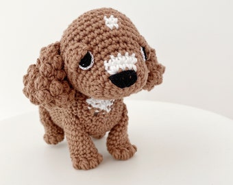 Customizable CAVOODLE crochet amigurumi, crochet dog, amigurumi dog, cavoodle gift, cavoodle