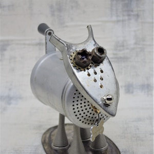 Salty Dog the Junk Robot Salt Shaker  Grater Kitchen Gift