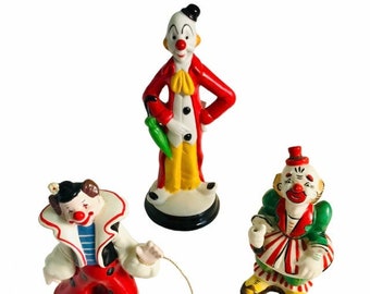 Vintage Collectible Kitschy Clowns Enesco, Yona Original (buy one, two or all listed price is for one, prices vary)
