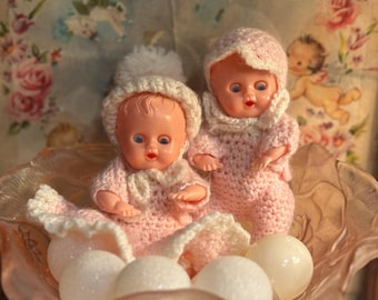 Vintage Japanese Big Eye Baby Toys Royal Kawaii Showa Roly