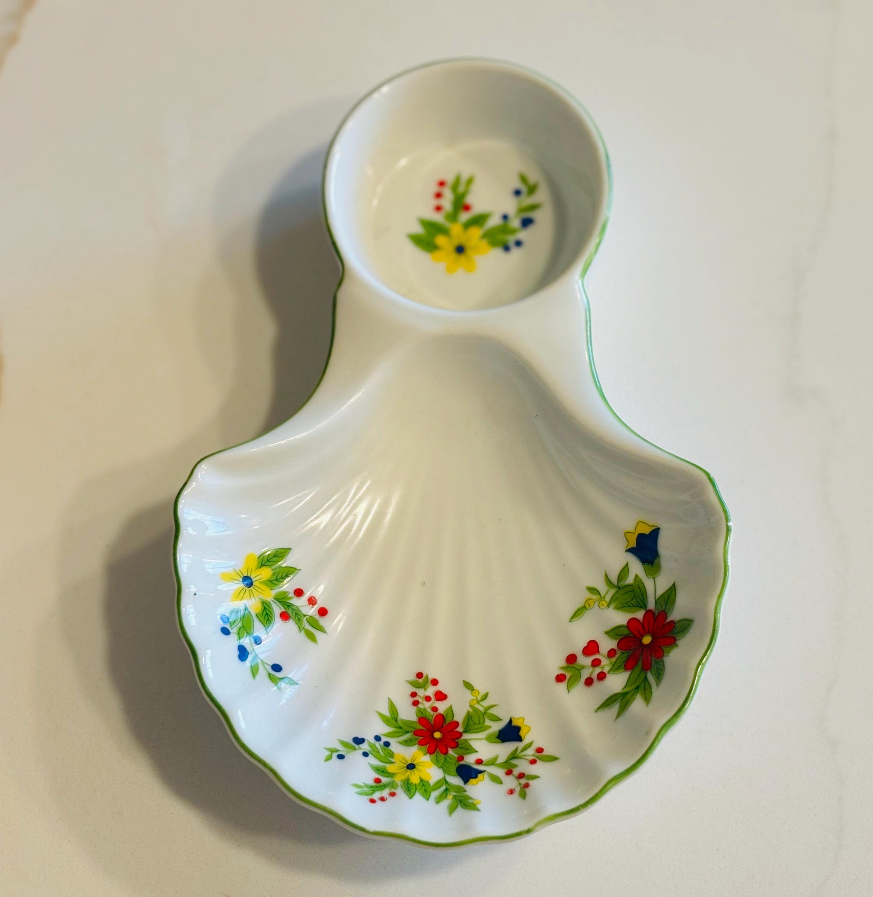 Buy Vintage Shafford of England Persian Garden Floral Spoon Rest