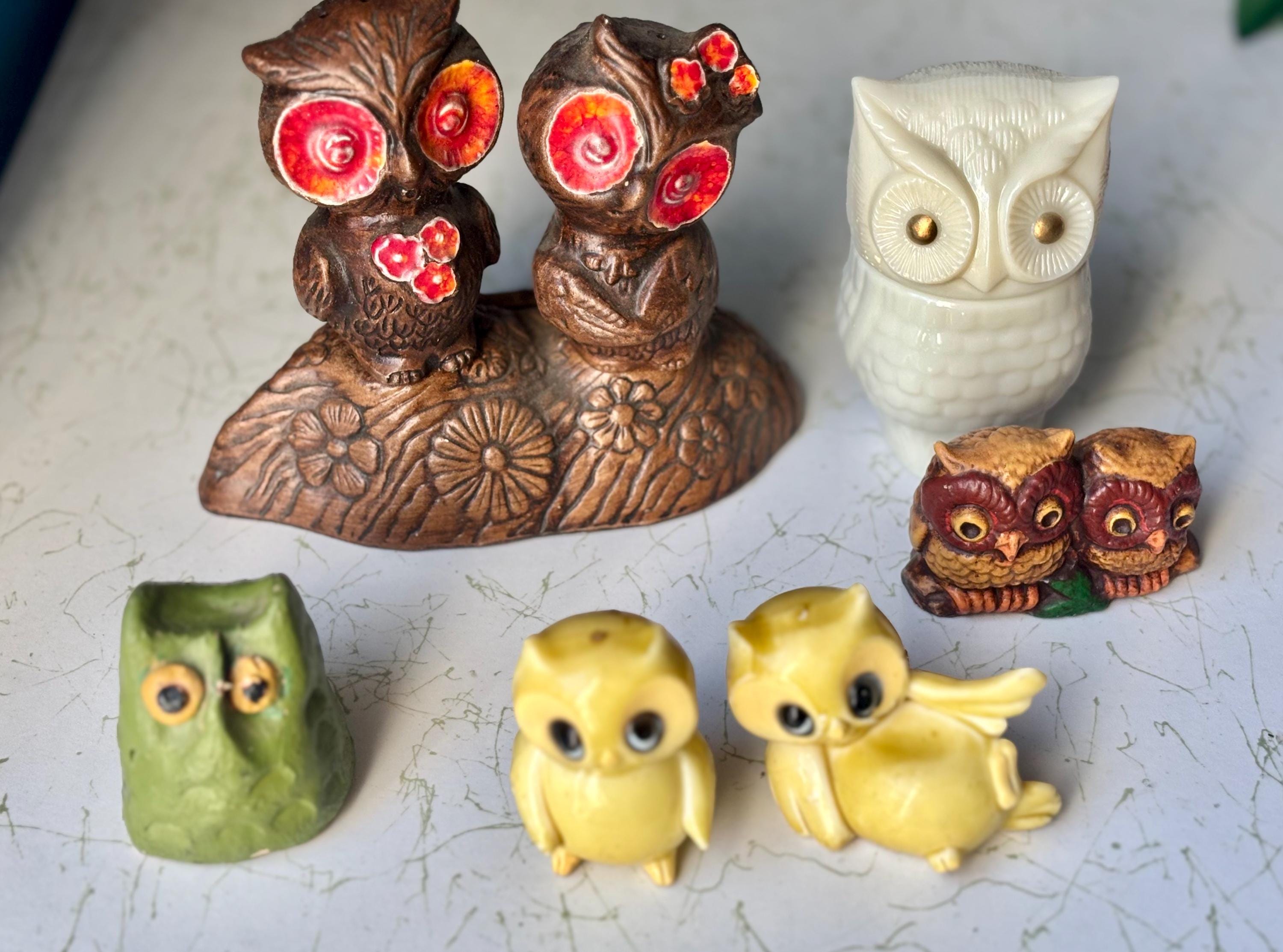 Vintage MCM Collectible Owls Various Types - Pick One