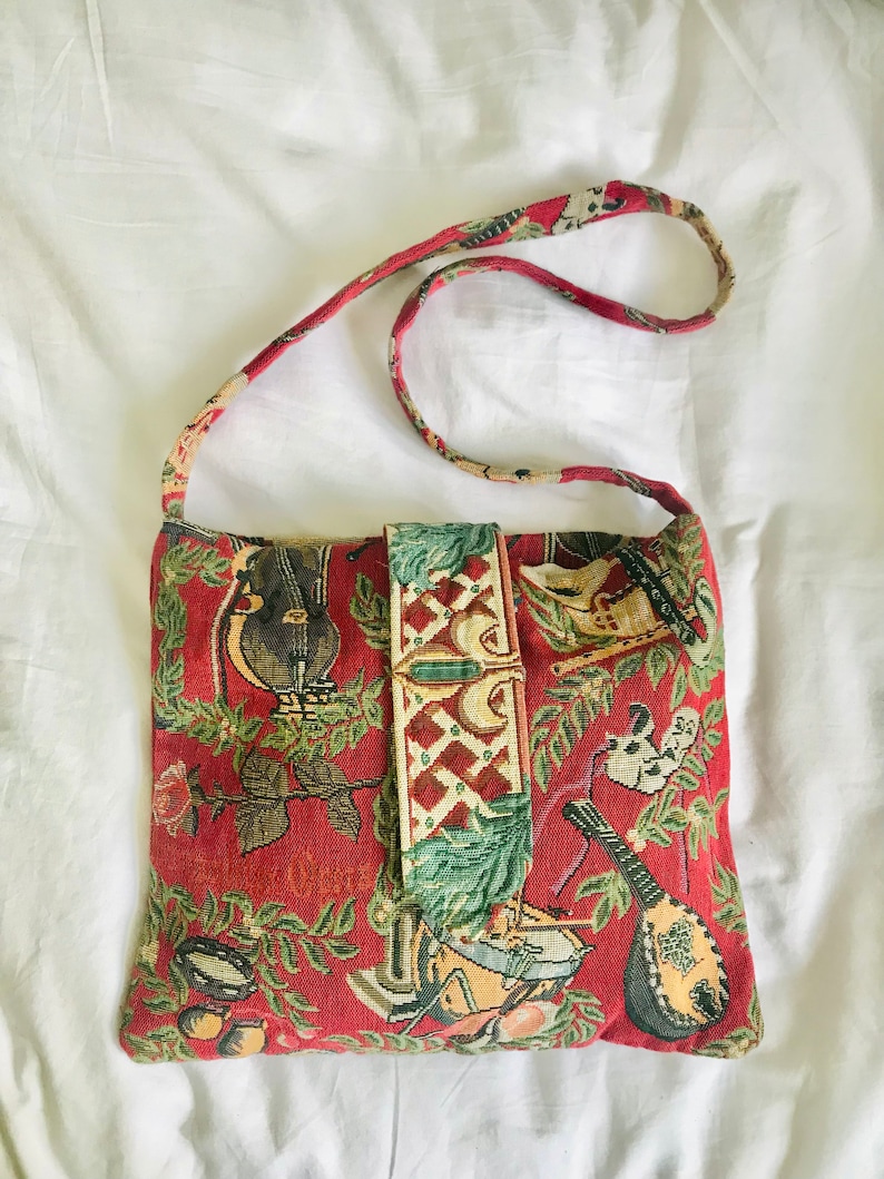 Tapestry Shoulder Bag, Renaissance 