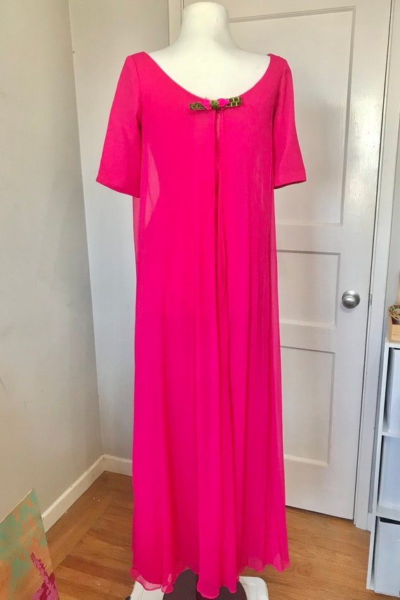 Antique Cape Design Maxi Dress