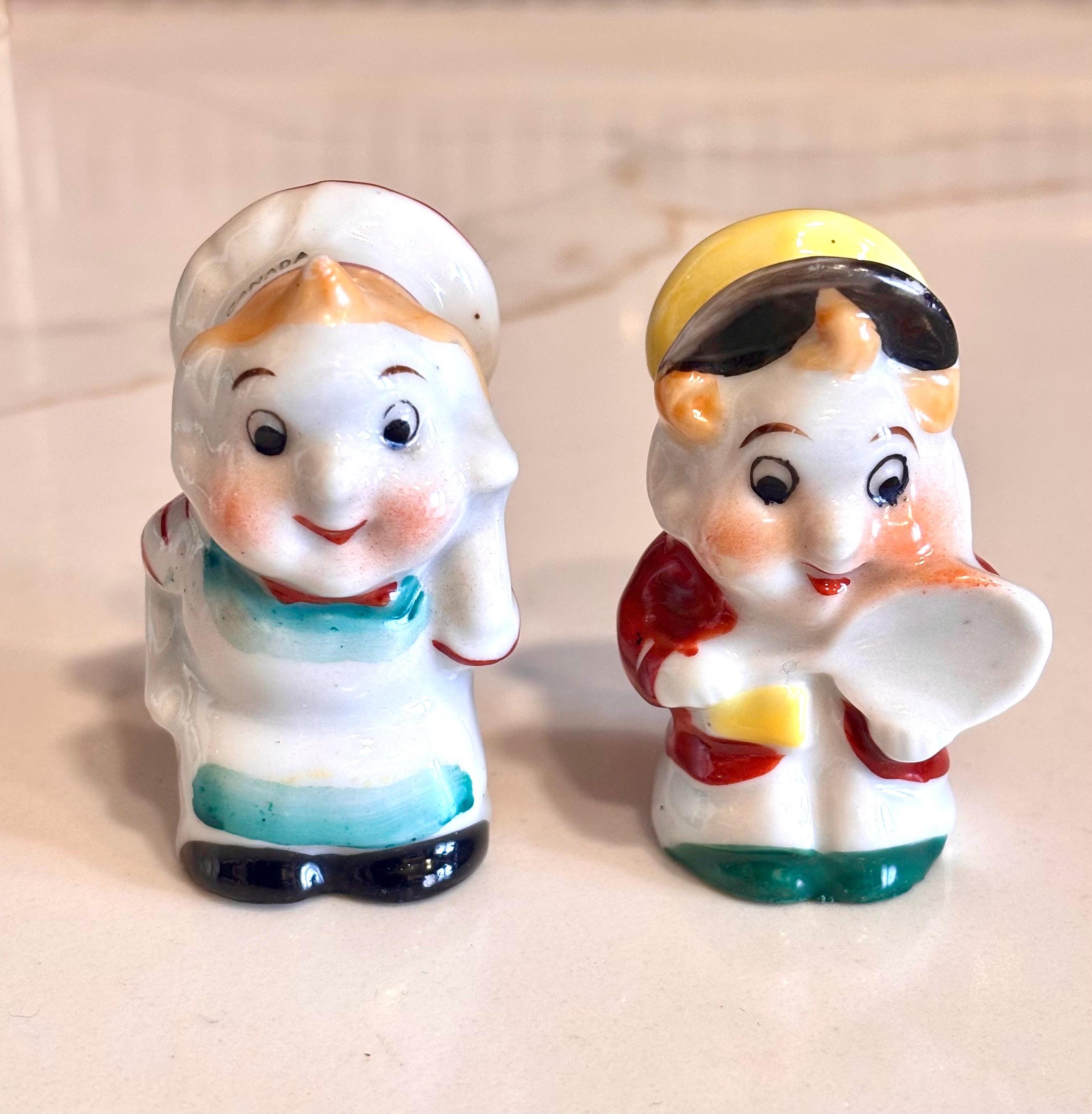 Vintage Kellogg's Rice Krispies Snap and Pop Salt and Pepper