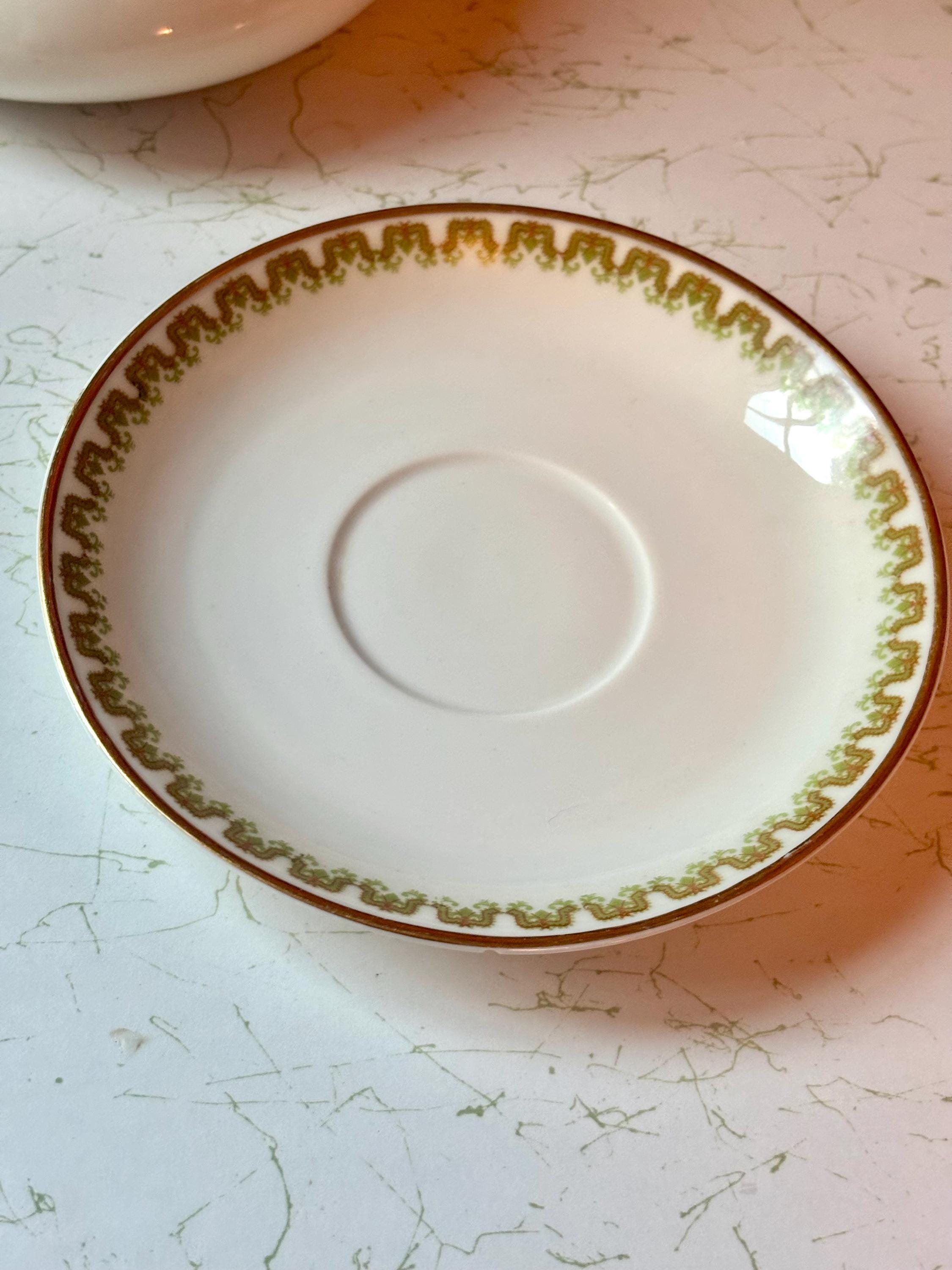 Antique Haviland Limoges Sugar Bowl Lidded Schleiger 272 Pattern