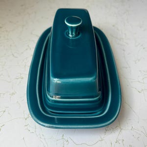 Vintage Fiesta Juniper Butter Dish by Homer Laughlin | Limited Edition