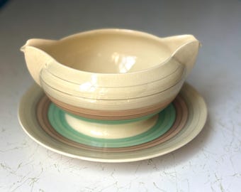 Jaren 30 Susie Cooper Trouwringpatroon Torenvalkvorm Juskom