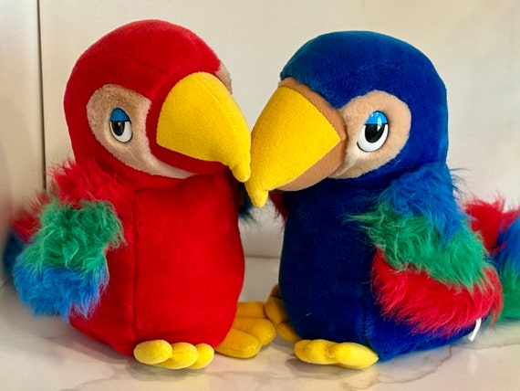 【17日迄】D-CLAW Po3 Parrot Vintage Parrot Plush Pair Looney Doolittle 12