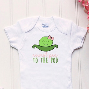 Newest Pea To The Pod Onesie Baby Clothes Baby Girl Etsy