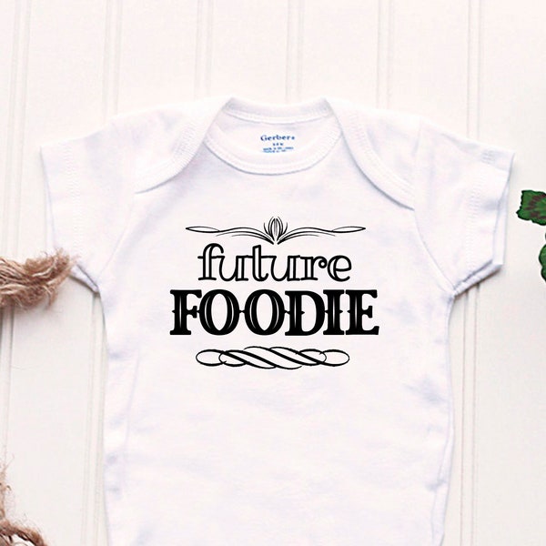 Future Foodie Onesie® - Foodie Baby Shirt, Chef Baby Onesie®, breastfeeding outfit, food baby outfit, Chef Baby shower Gift, new baby gift