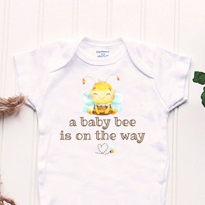 Baby Bee Onesie® - Bee Announcement Onesie®, Beekeeper Onesie®, Save the Bees, honey baby Onesie®, cute baby Onsie®, cute bee Onesie®