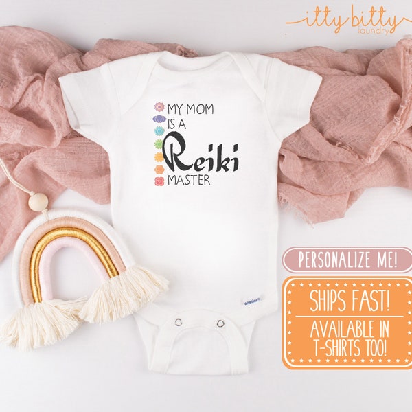 Reiki Onesie® - Essential Oils Onesie®, crunchy mom outfit, chakra Onesie®, spiritual Onesie®, Healing Energy Onesie®, Reiki baby shirt