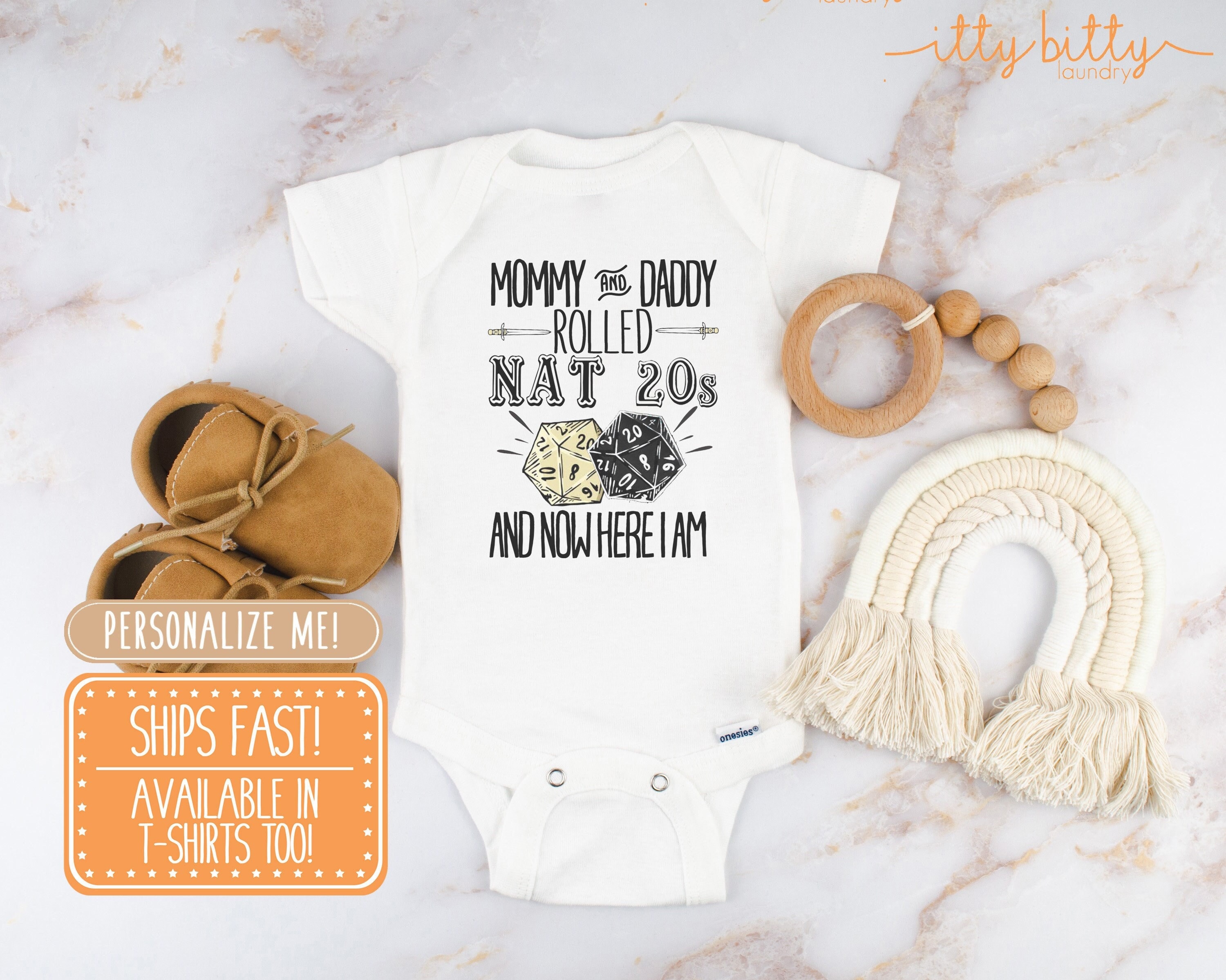 Rolled Nat 20s Onesie® - D20 Onesie®, Dungeon Master Onesie