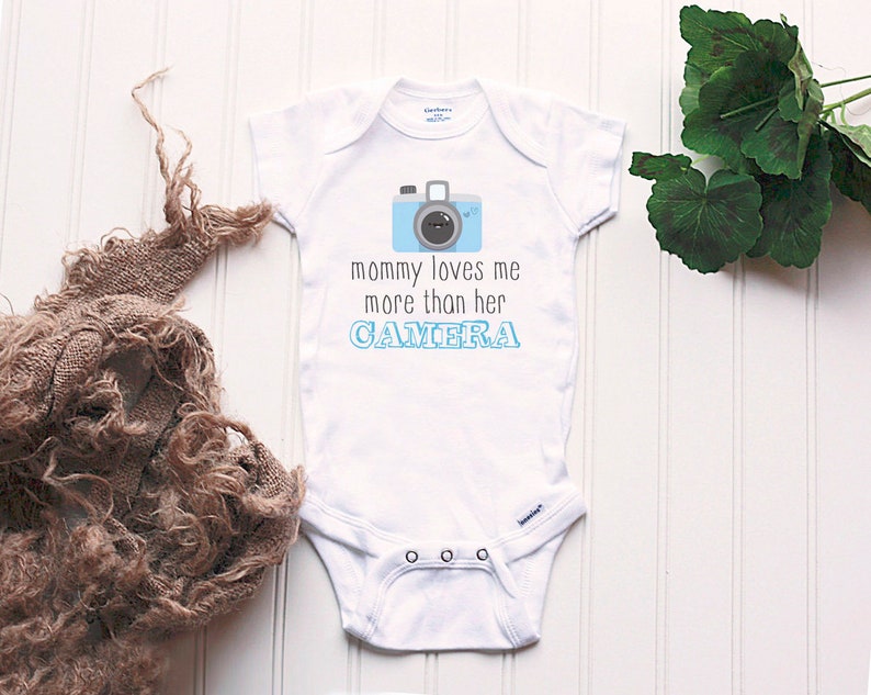 Photographer Onesie® baby Onesies®, baby girl Onesie®, newborn photography, newborn photographer, camera Onesie®, photographer mom Onesie® image 2