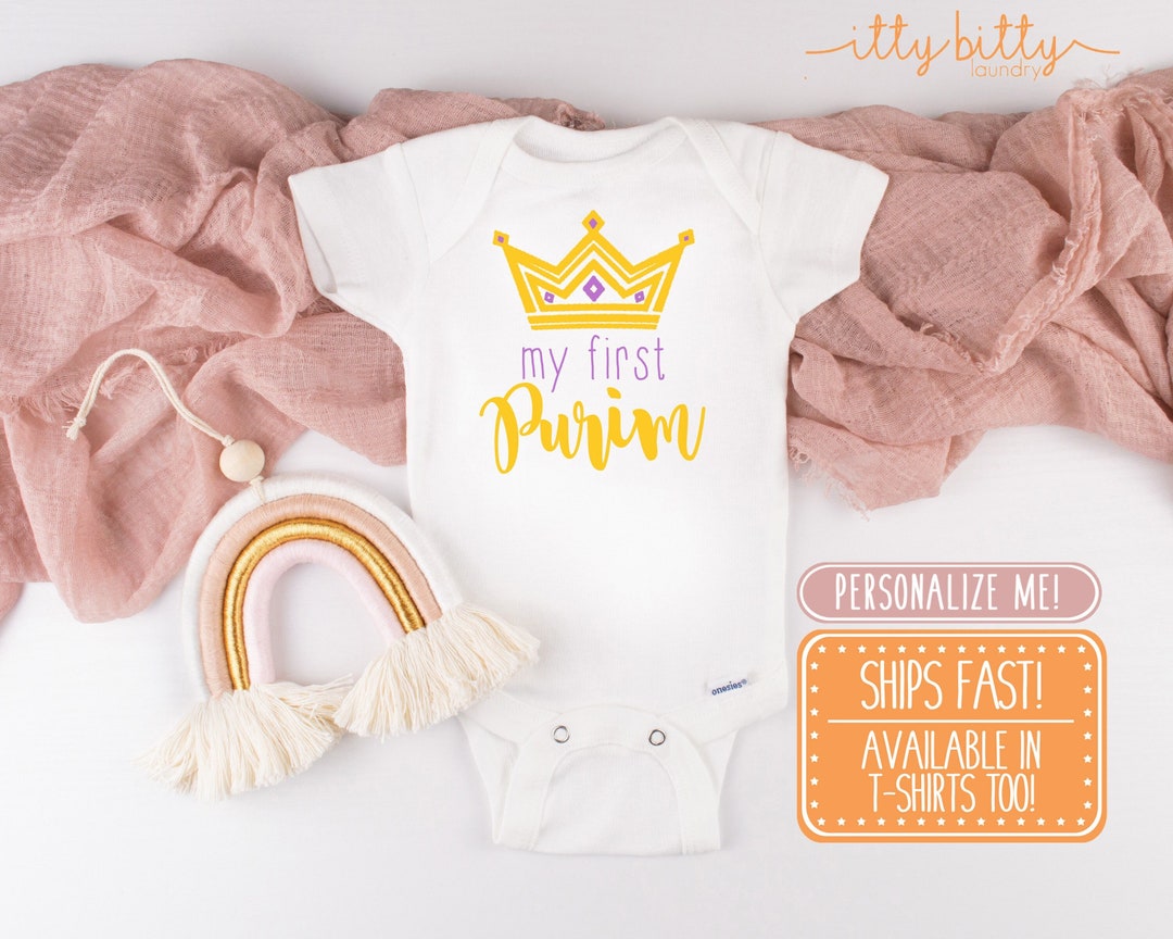 Primer mono de Purim®: camiseta de disfraz de Purim, mono Dreidel