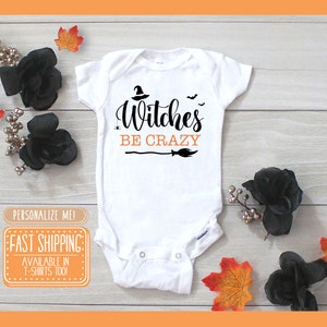 Witches Crazy Onesie® - Halloween Onesie®, Cute Halloween Onesie®, Baby Halloween Shirt, Halloween Kid Shirt, Cute Halloween Baby Gift Idea