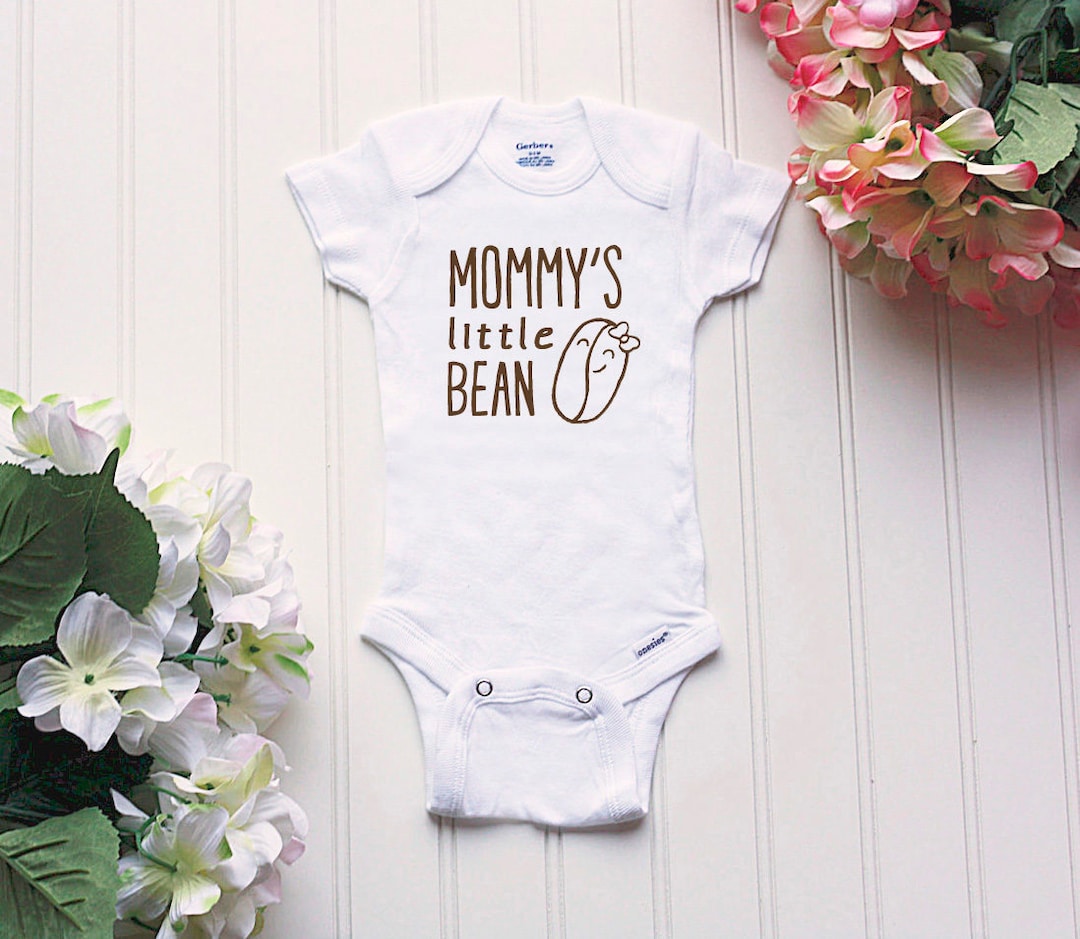 Mommys Little Bean Onesie® Mommy Coffee Onesie® pic