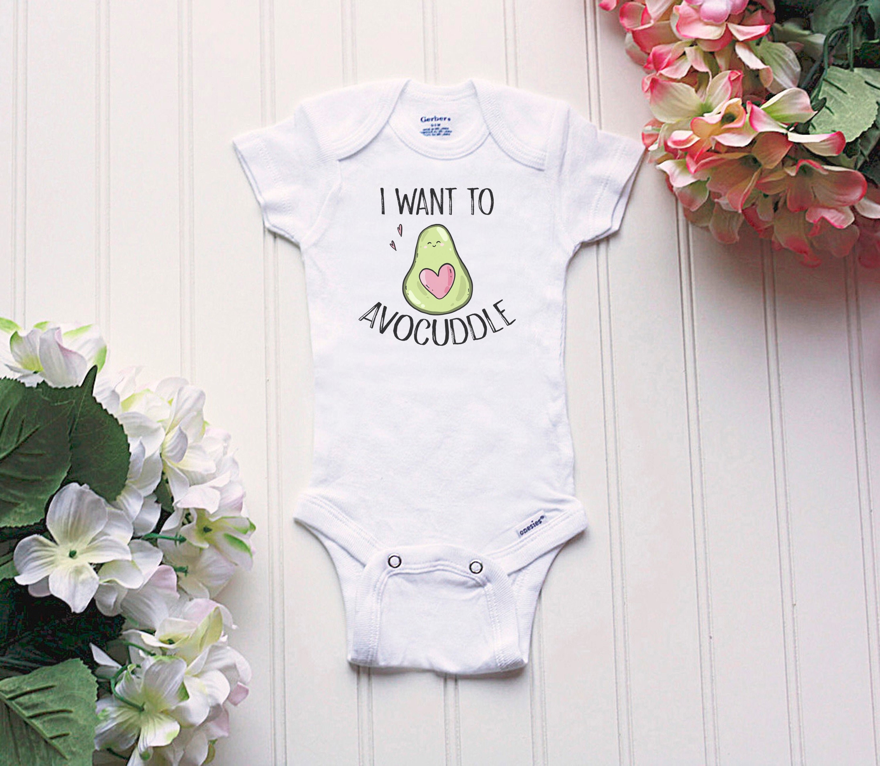 I Want To Avocuddle Onesie Avocado Onesie Taco outfit taco baby vegan Onesie vegetarian Onesie foodie Onesie baby baby shirt Etsy Polska