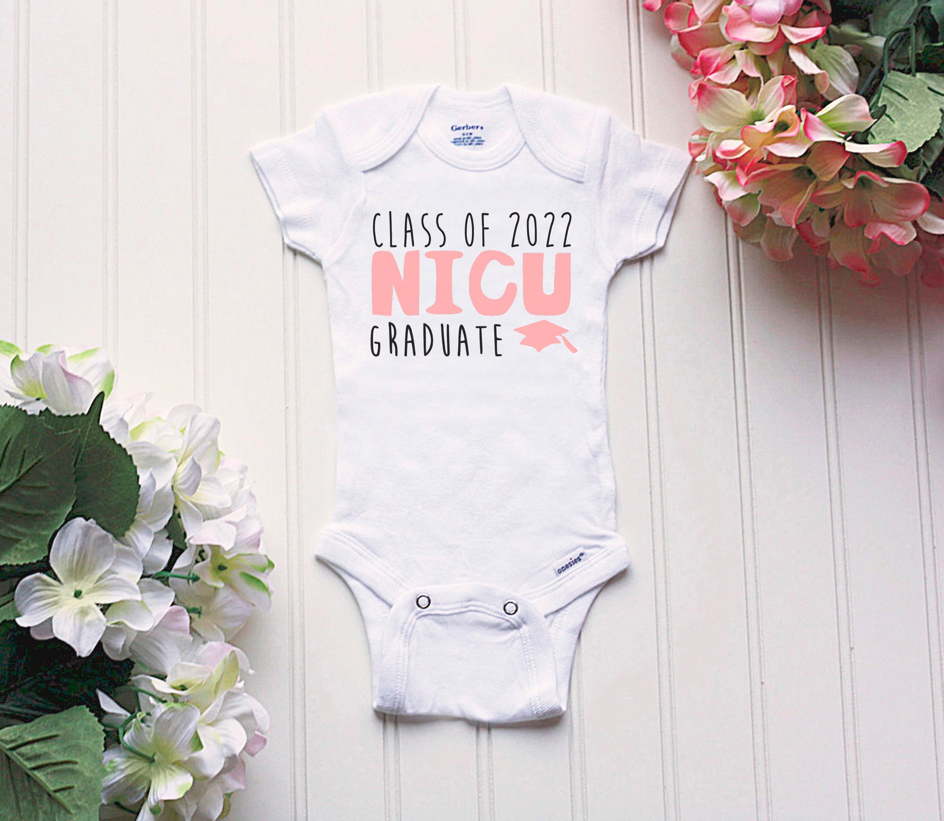 NICU Graduate Onesie® Preemie Outfit, Preemie Grad Bodysuit