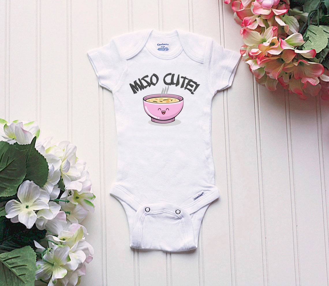 Miso Cute Onesie® Ramen Onesie® Japanese Baby Gift Asian Etsy