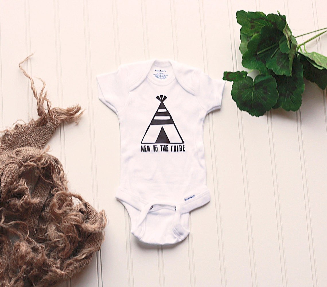 New to the tribe baby boy outfit sales
