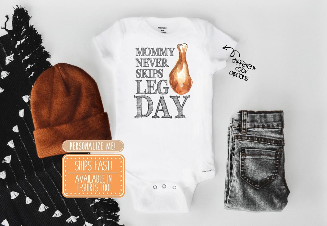 Leg Day Onesie® Fitness Onesie®, Gym Onesie®, Personal Trainer Onesie