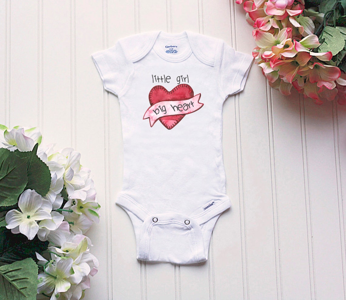 Little Dude Big Heart Onesie® Cute Vday Baby Shirt Cute - Etsy