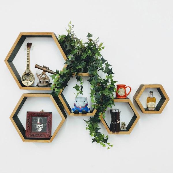 Hexagon Shelves Etsy Australia