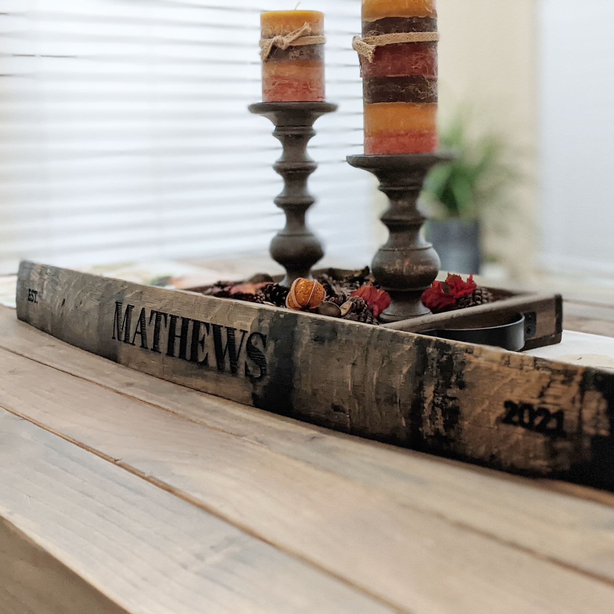 Personalized Oak Barrel Stave